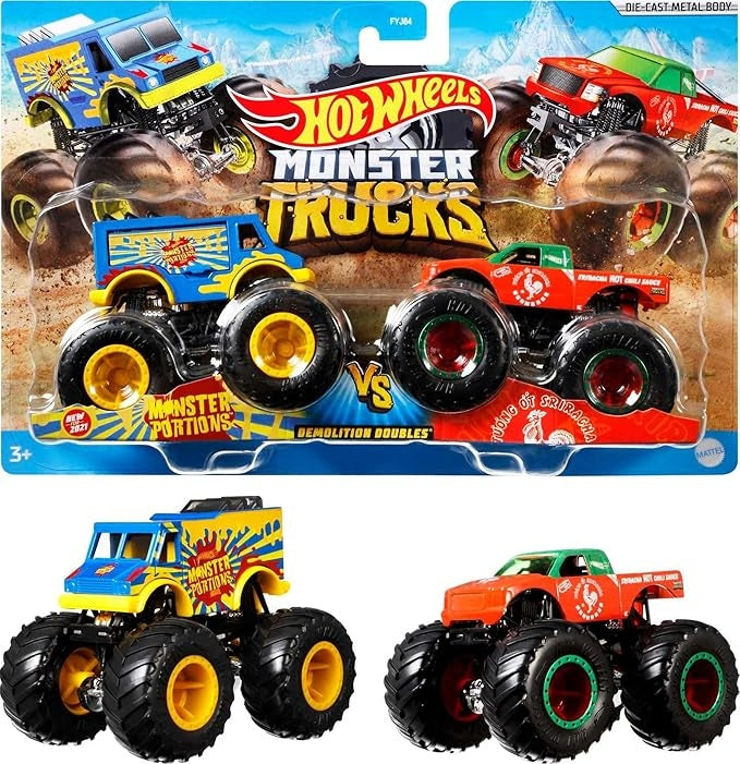 Hot Wheels Monster Trucks 2-Pack