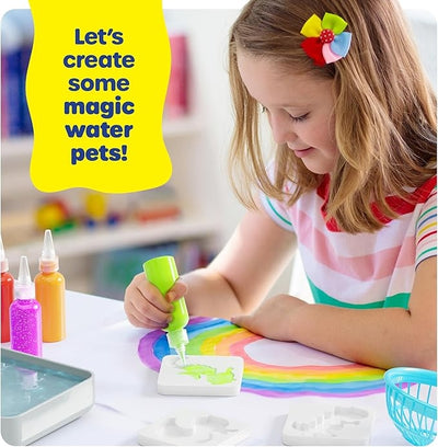 Dan&Darci Aqua Fairy Water Gel Kit for Kids - Magic Elf Toy Kits - Waters Pets - DIY Squishy Maker Set - Craft for Kids - Make Your Own Squishies Toys Crafts for Boys & Girls